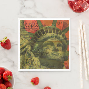 Die amerikanische Verfassung Serviette
