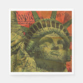 Die amerikanische Verfassung Serviette (Vorderseite)