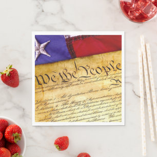 Die amerikanische Verfassung Serviette
