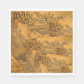 Die amerikanische Verfassung Serviette (Vorderseite)