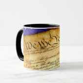 Die amerikanische Verfassung Tasse (Vorderseite Links)