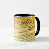 Die amerikanische Verfassung Tasse (VorderseiteRechts)