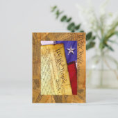 Die amerikanische Verfassung Wir Menschen Postkarte (Stehend Vorderseite)