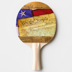 Die amerikanische Verfassung Wir Menschen Tischtennis Schläger
