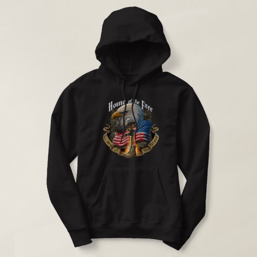 Die amerikanische Zuhause des freien Veteranen ist Hoodie (Design vorne)