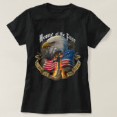 Die amerikanische Zuhause des freien Veteranen ist T-Shirt (Design vorne)