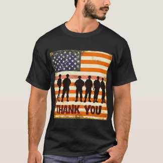Die amerikanischen Flag Veteranen für Ihren Dienst T-Shirt