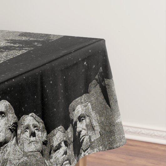 Die amerikanischen Präsidenten Mount Rushmore Tischdecke (Beispiel)