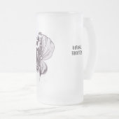 Die amerikanischer Sinti und Roma-Zombie-mattierte Mattglas Bierglas (VorderseiteRechts)