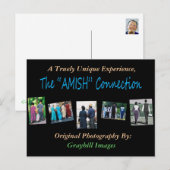 Die"AMISH"Connection Postkarte (Vorne/Hinten)