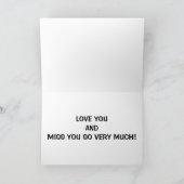 "DIE AMO" IST, DASS ICH SIE IN ITALIEN LIEBE. KARTE (Innenseite)