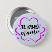 Die Amo Mama Personalisierte benutzerdefinierte Ta Button (Vorne & Hinten)