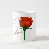 Die Amo Rose Kaffee Tasse (Vorderseite)