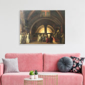 Die Amtseinführung von Jacques de Molay Leinwanddruck (Insitu (Wohnzimmer))