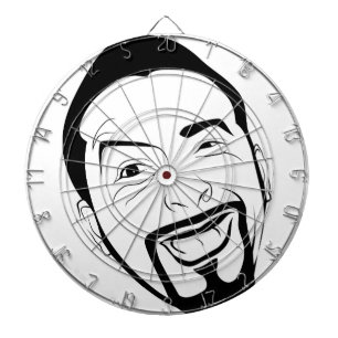 Die amüsierte Koksmann Dartscheibe
