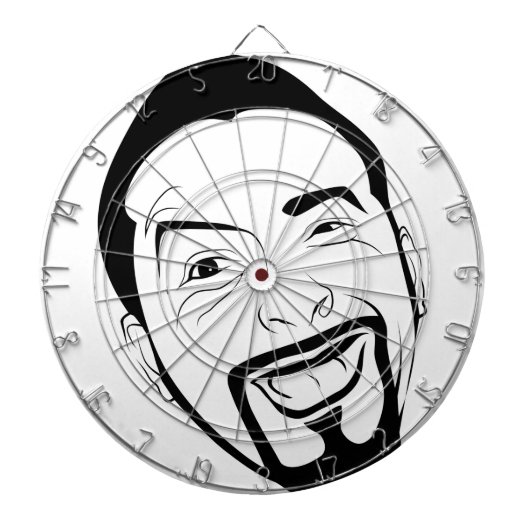 Die amüsierte Koksmann Dartscheibe (vorne)