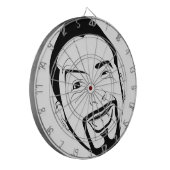 Die amüsierte Koksmann Dartscheibe (Vorderseite Links)
