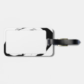 Die amüsierte Koksmann Gepäckanhänger (Rückseite horizontal)