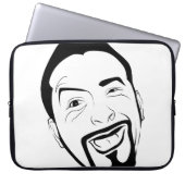 Die amüsierte Koksmann Laptopschutzhülle (Vorderseite)
