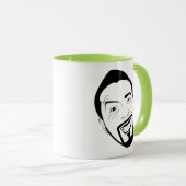 Die amüsierte Koksmann Tasse (VorderseiteRechts)