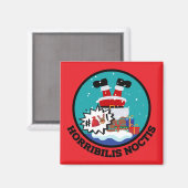 Die Amusing-Noctis vom Weihnachtsmann Magnet (Vorderseite/Rückseite)