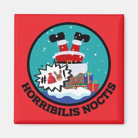 Die Amusing-Noctis vom Weihnachtsmann Magnet (Vorne)