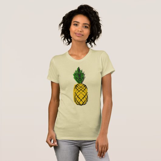 Die Ananas der Frauen T-Shirt (Vorne ganz)