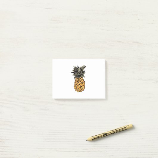 Die Ananas Post-it Klebezettel (Auf Schreibtisch)