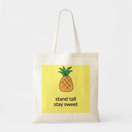 Die Ananas-Taschen-Tasche Tragetasche (Vorne)