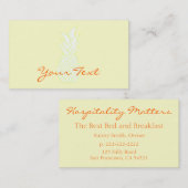 Die Ananas-Visitenkarte Visitenkarte (Vorne/Hinten)