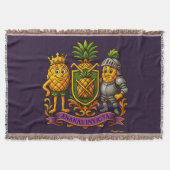 Die Ananas-Wappen Decke (Vorderseite)
