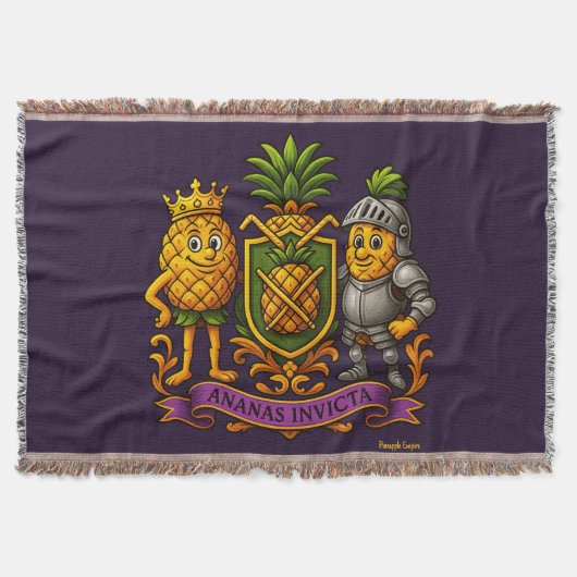 Die Ananas-Wappen Decke (Vorderseite)