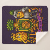 Die Ananas-Wappen Sherpadecke (Vorderseite (Horizontal))