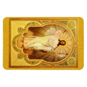 Die Anastasis - Christus ist auferstanden! Icon Ma Magnet (Horizontal)