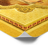 Die Anastasis - Christus ist auferstanden! Icon Po Poster (Ecke)