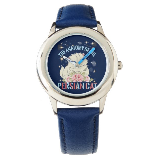 Die Anatomie der persischen Katze Armbanduhr (Vorderseite)
