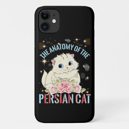 Die Anatomie der persischen Katze Case-Mate iPhone Hülle (Rückseite)