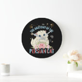 Die Anatomie der persischen Katze Große Wanduhr (Zuhause)