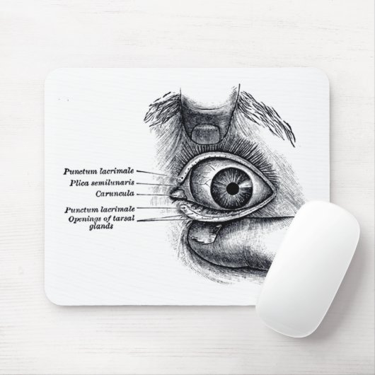 Die Anatomie des Graus - Augapfel Mousepad (Mit Mouse)