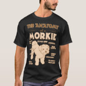 Die Anatomie des Morkie T-Shirt (Vorderseite)