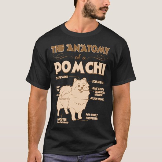 Die Anatomie des Pomchi T-Shirt (Vorderseite)