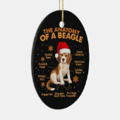 Die Anatomie eines Beagle-Kreislaufes - Keramik Ornament (Rechts)