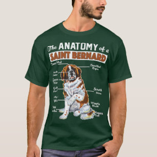 Die Anatomie eines BernardFunny-Shirts T-Shirt