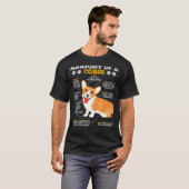 Die Anatomie eines Corgis T-Shirt (Vorne ganz)