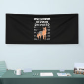 Die Anatomie eines deutschen Hirten Banner (Messe)