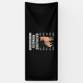 Die Anatomie eines deutschen Hirten Banner (Vertikal)