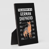 Die Anatomie eines deutschen Hirten Fotoplatte (Seite)