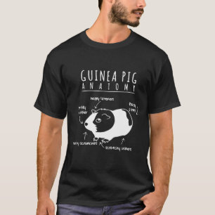 Die Anatomie eines Meerschweinchen-Shirts T-Shirt