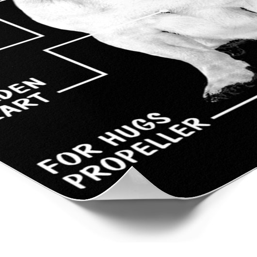 Die Anatomie eines Mops-Haustiers Poster (Ecke)