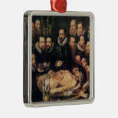 Die Anatomie-Lektion von der Packwagen Doktors Silbernes Ornament (Rechts)